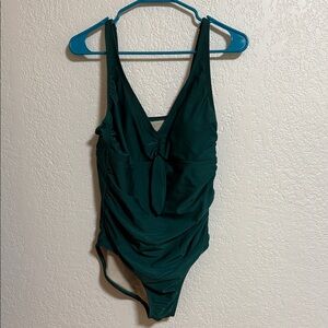 Kids Green One Piece Swimsuit